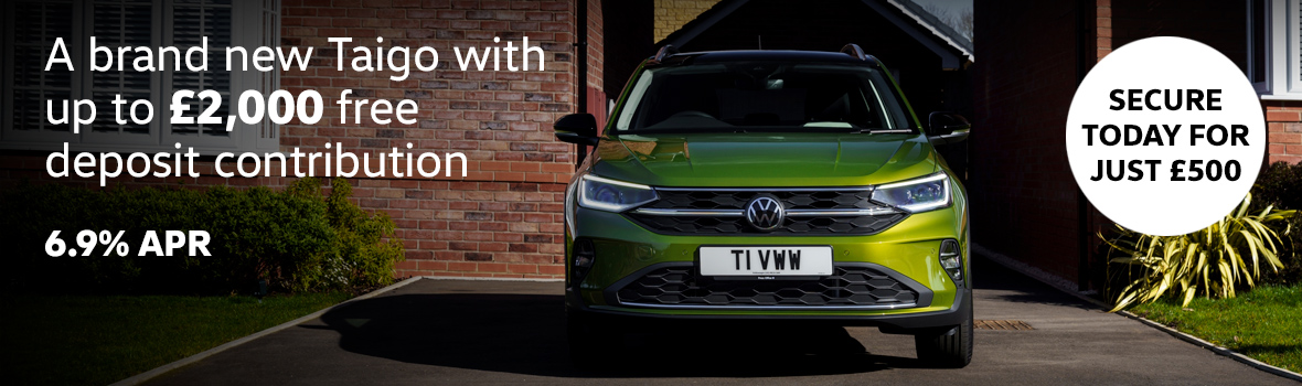 The all-new Volkswagen Taigo available at Windrush Volkswagen Slough and Maidenhead, Berkshire